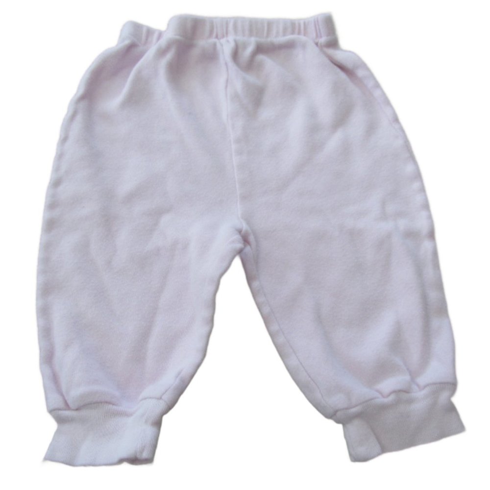 Gerber Pull‎ On Sweatpants Infant Girls Size Small Pink Elastic Jogger Bottoms